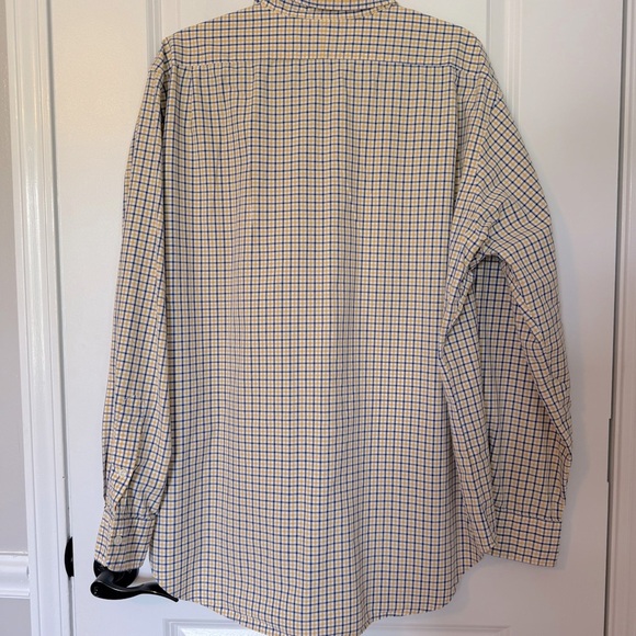 Polo by Ralph Lauren Yellow and Blue Classic Fit Button Down XL Shirt - Picture 2 of 6